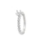 Pavé Band Engagement Ring