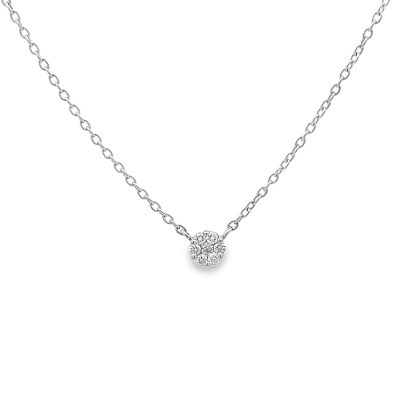 Elegant Diamond Pendant Necklace Main image