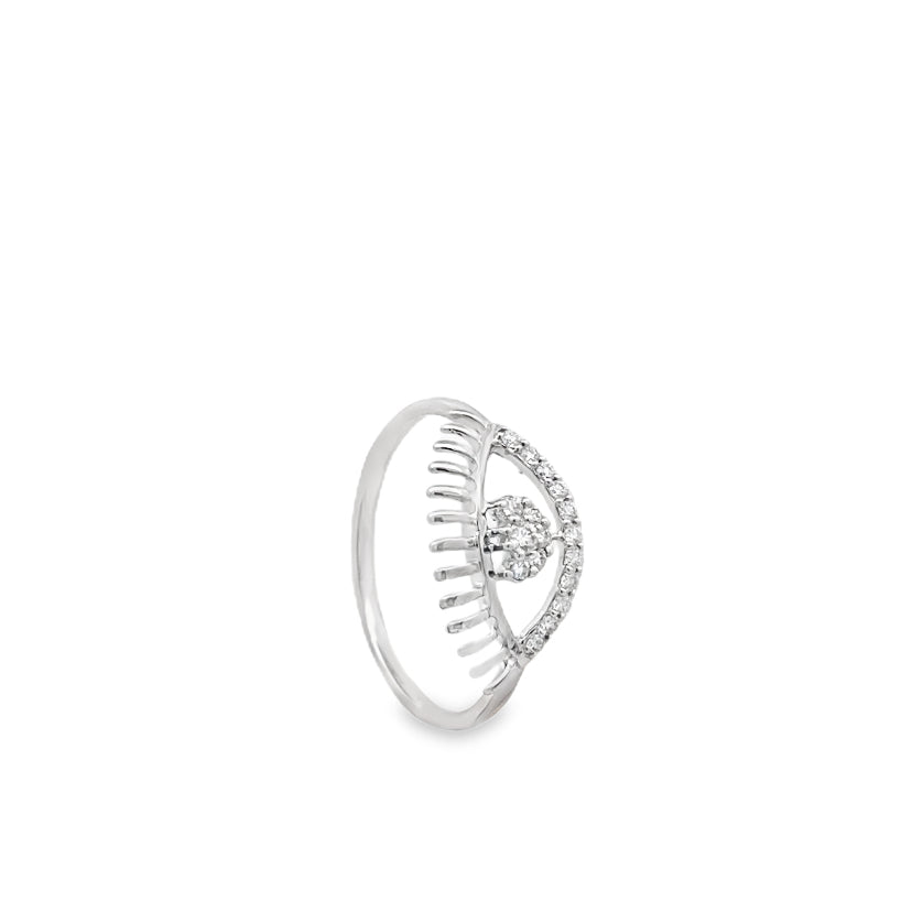 Elegant Eye-Shaped Ring