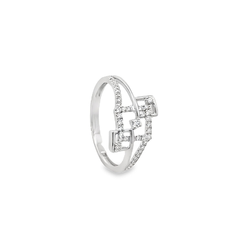 Geometric Diamond Ring Main image