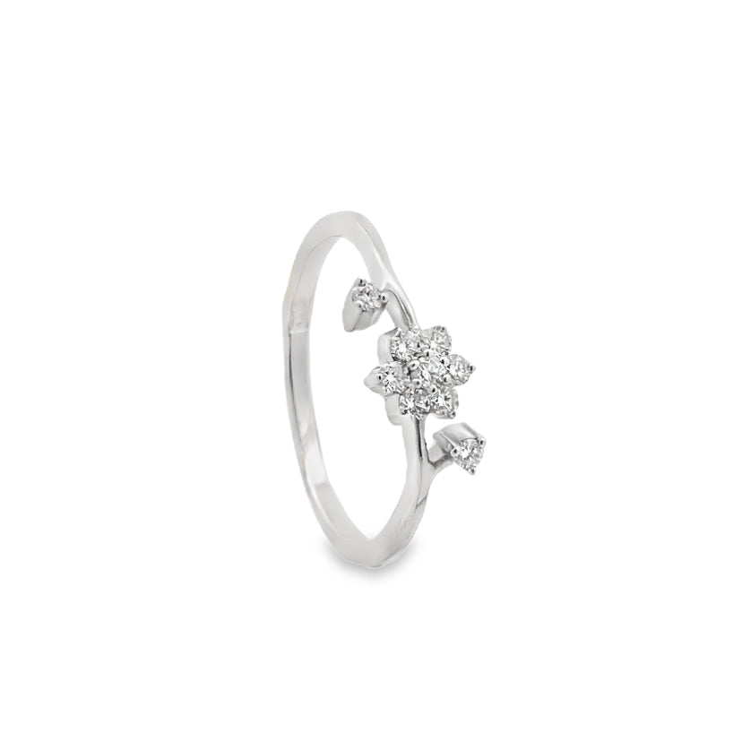 Floral Diamond Ring