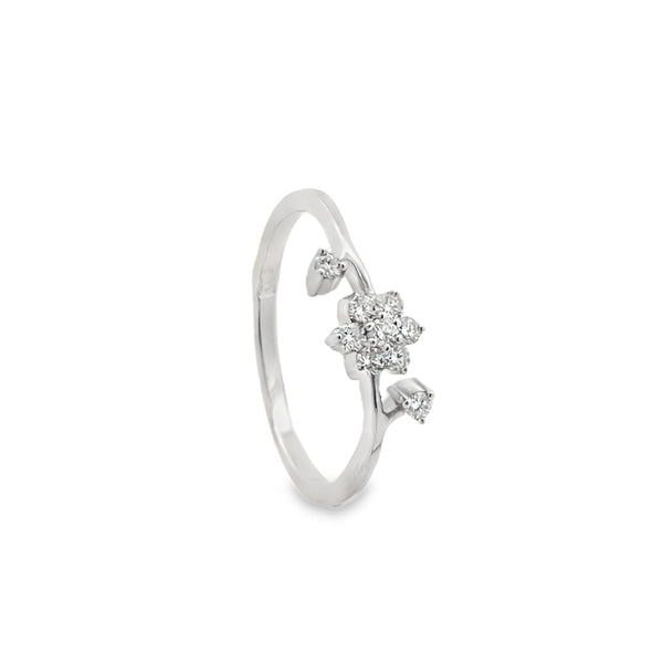 Floral Diamond Ring