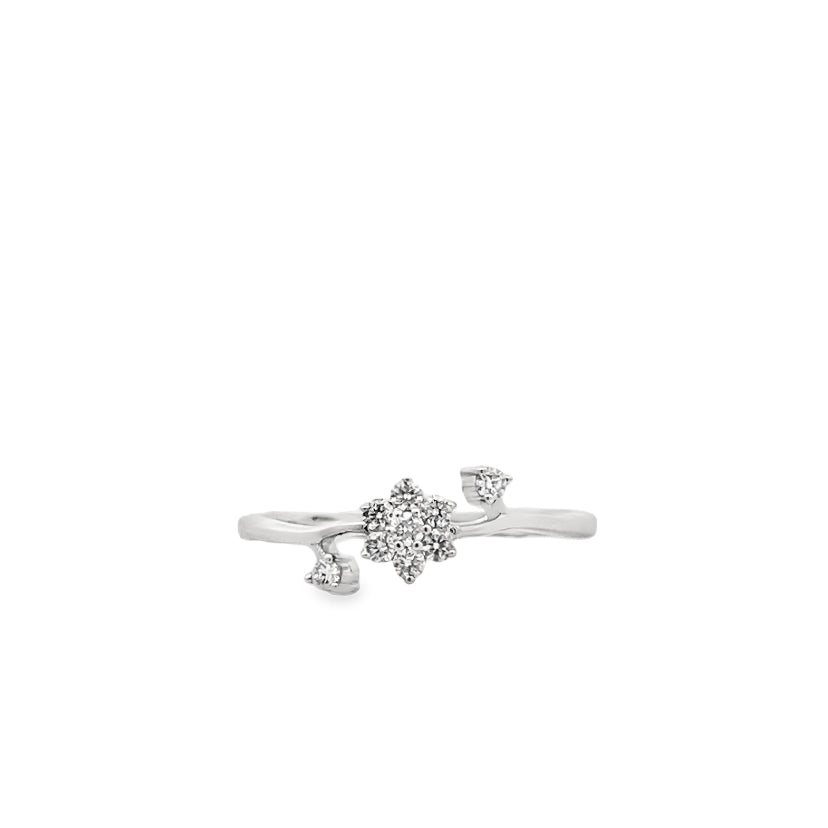 Floral Diamond Ring