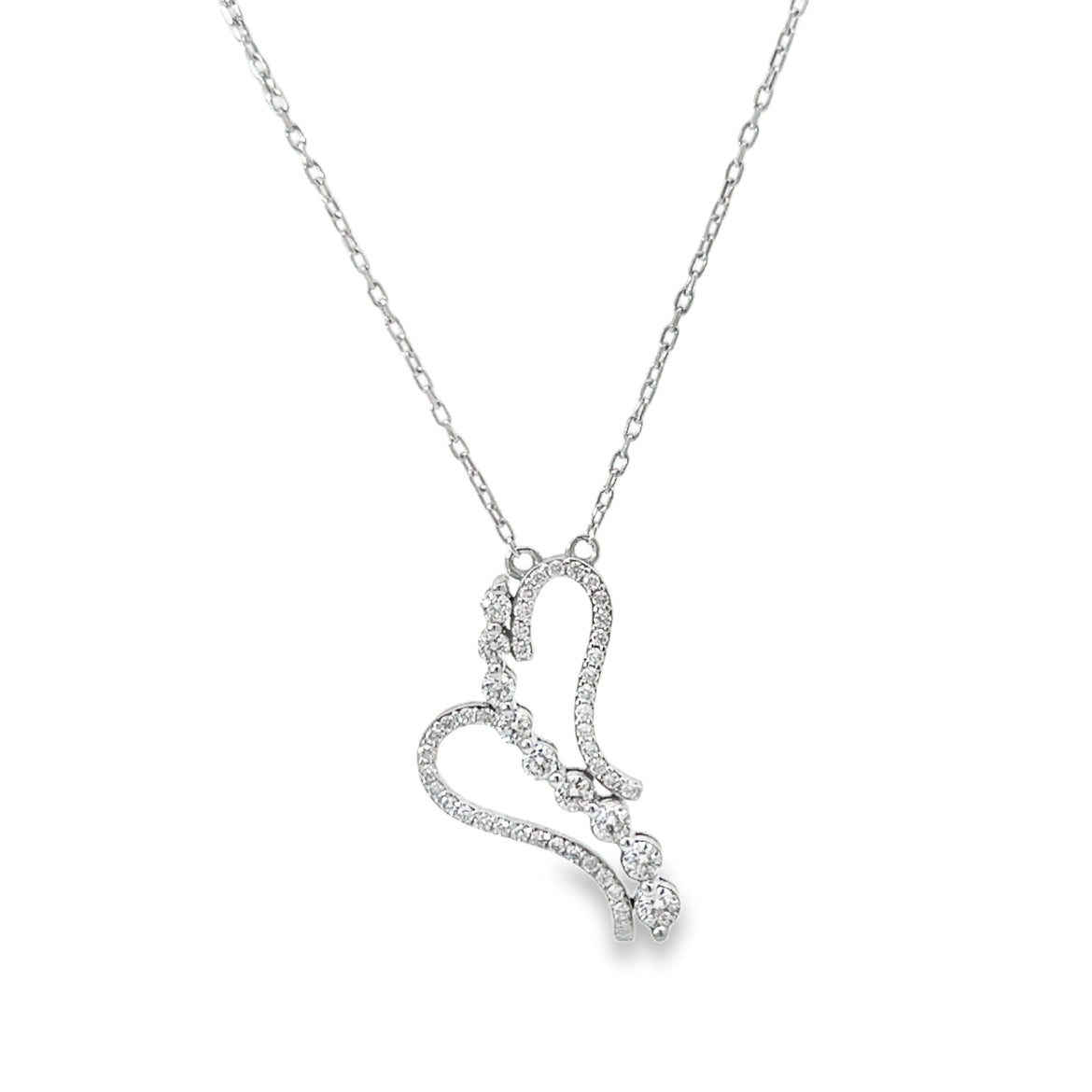 Elegant Heart Pendant Necklace