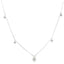 Star Diamond Station Necklace