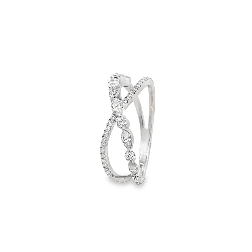 Intertwined Diamond Ring Main image