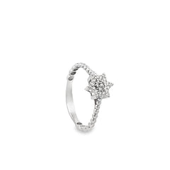 Elegant Star Diamond Ring