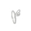 Pear Halo Wrap Ring