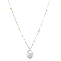 Elegant Teardrop Pendant Necklace