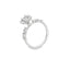Round Halo Diamond Engagement Ring