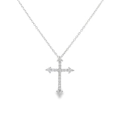 Elegant Cross Pendant Necklace