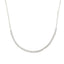 Curved Pavé Diamond Bar Necklace