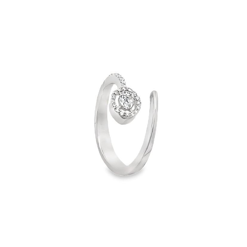 Open Halo Diamond Ring Main image
