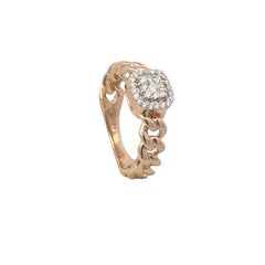 Gourmet Square Diamond Statement Ring