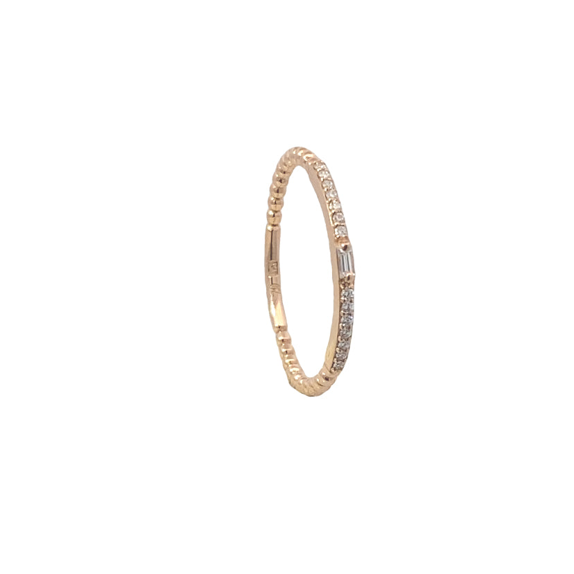 Baguette Diamond Wedding Band