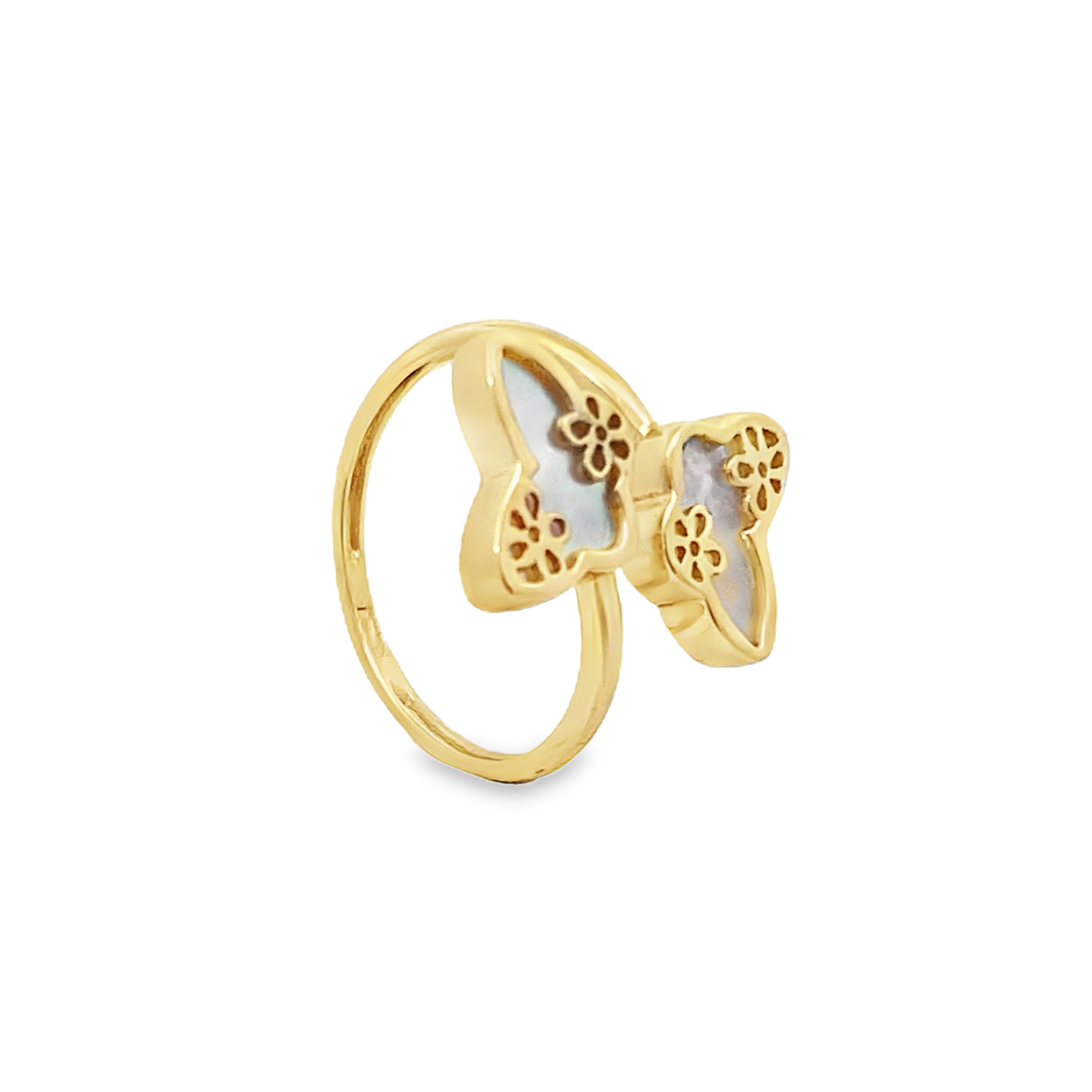 Mother of Pearl Ring in 18k gold