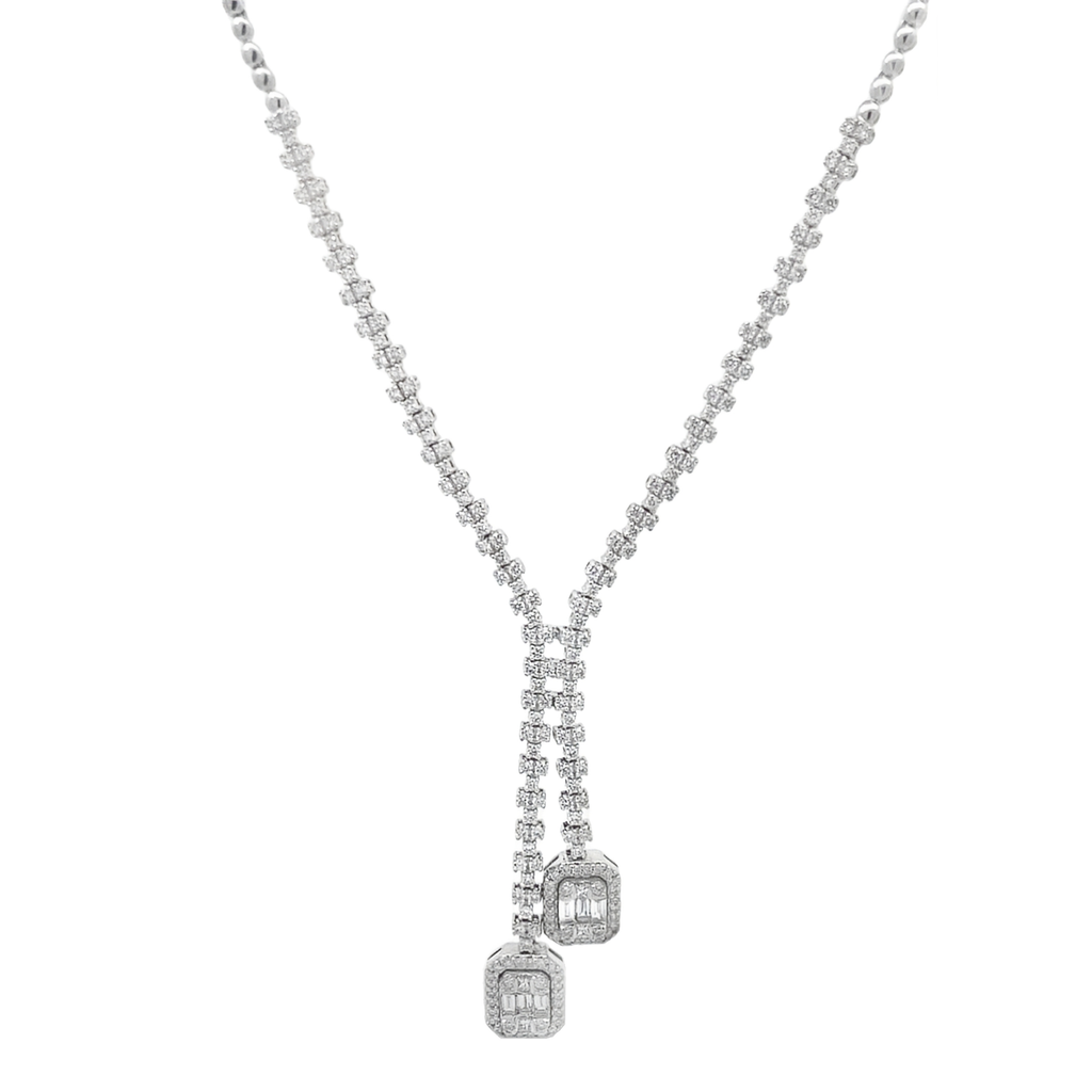 Diamond Black Agate Pendant Gold Necklace – MARIE JUNE