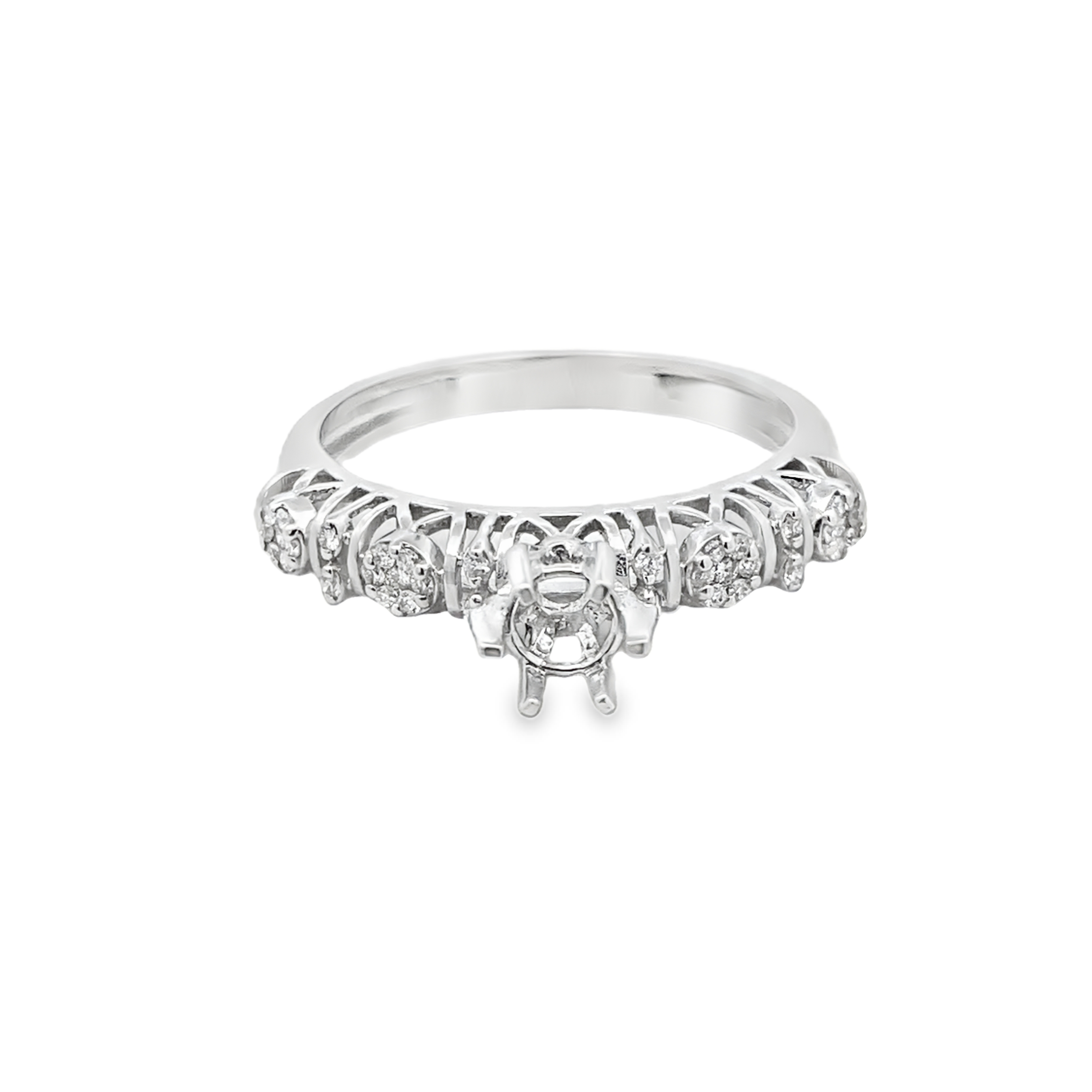 Semi-Mount Diamond Engagement Ring Main image