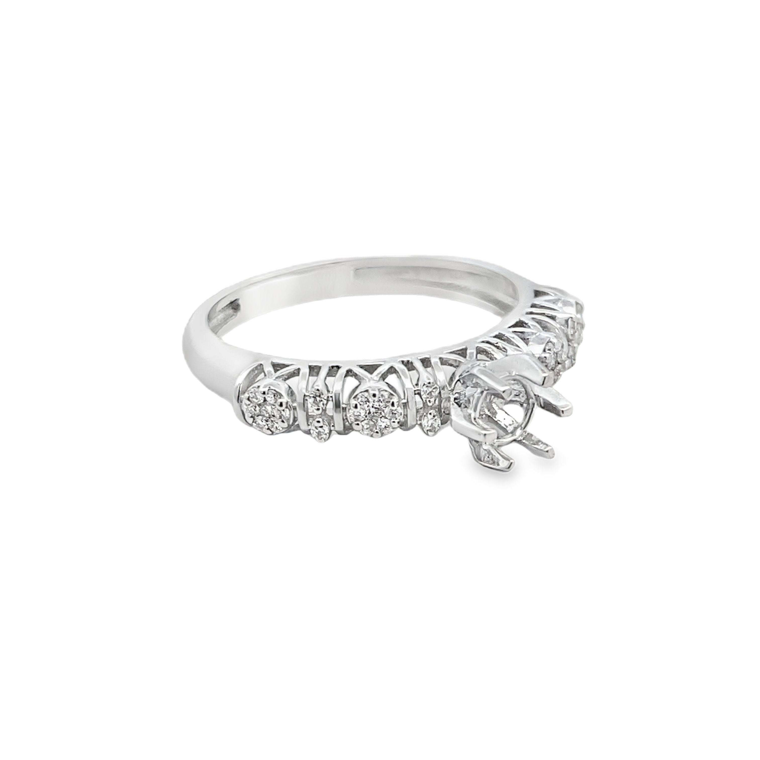 Semi-Mount Diamond Engagement Ring Secondary image