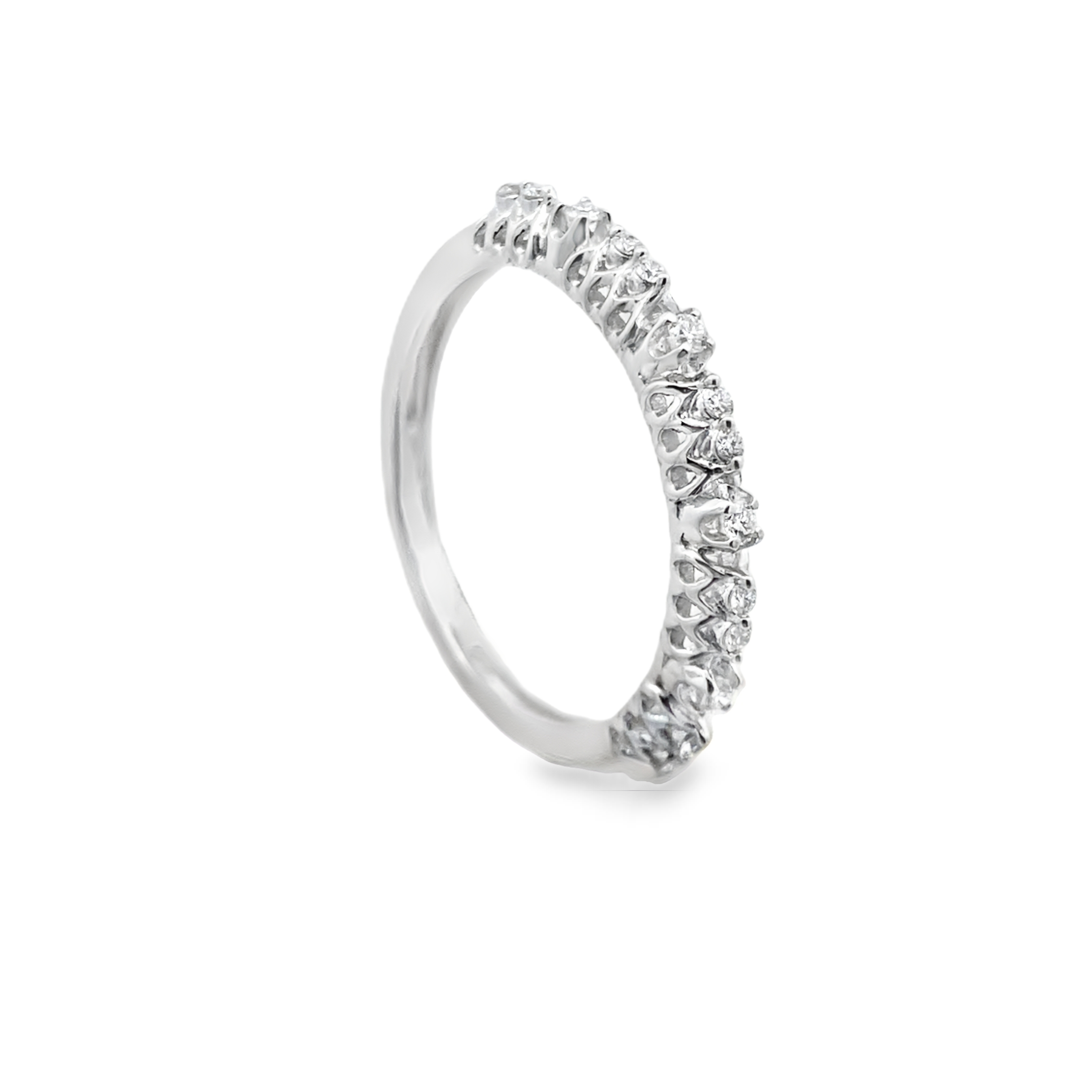 Diamond Half Eternity Ring Main image