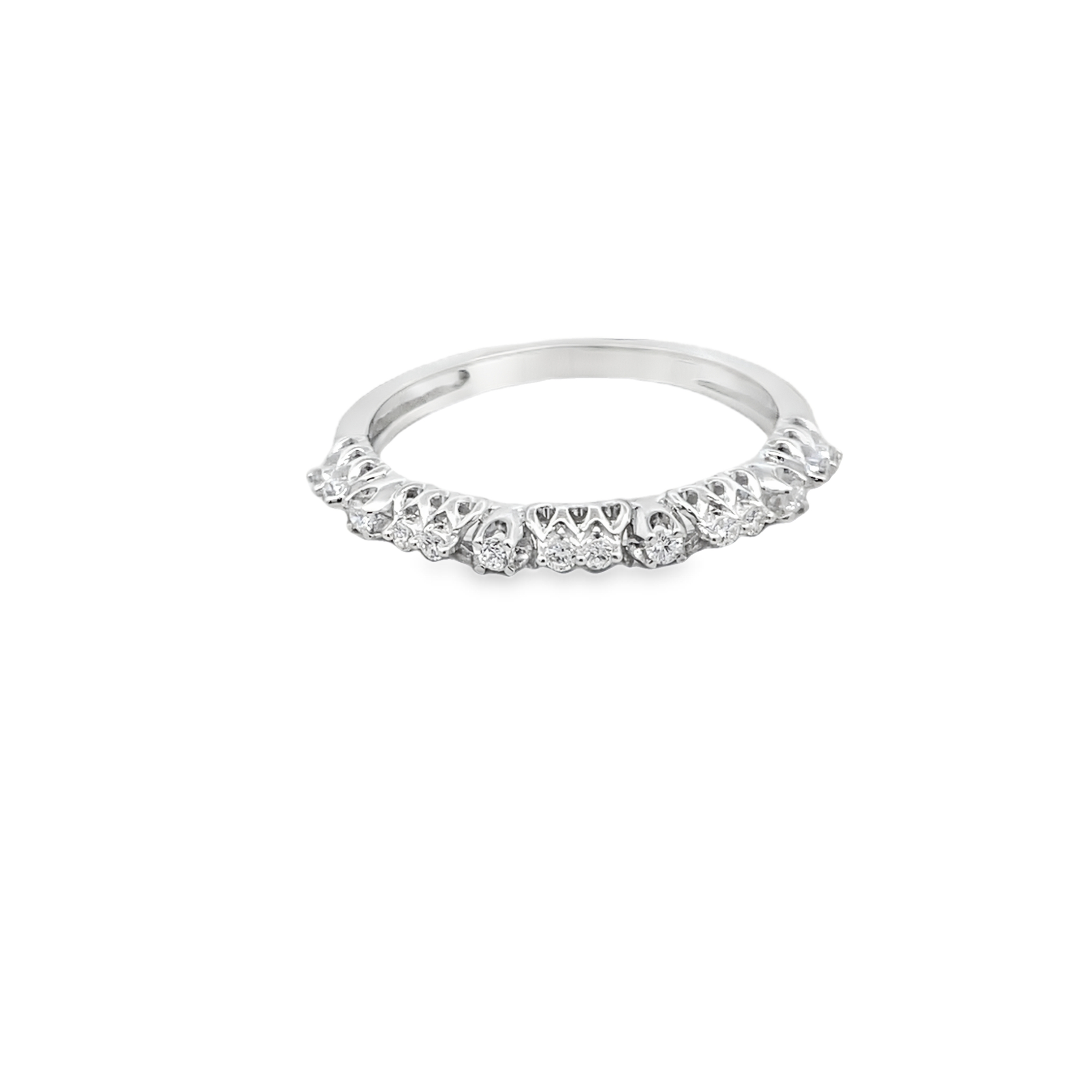 Diamond Half Eternity Ring Secondary image