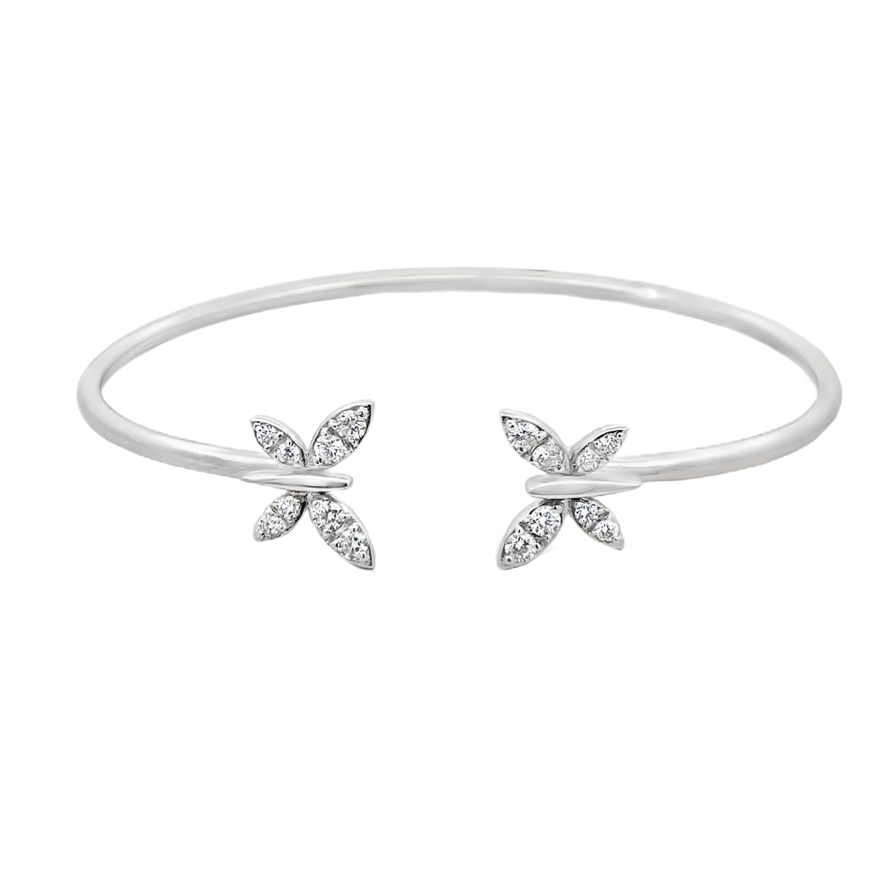 Diamond Bangle in 18k Gold