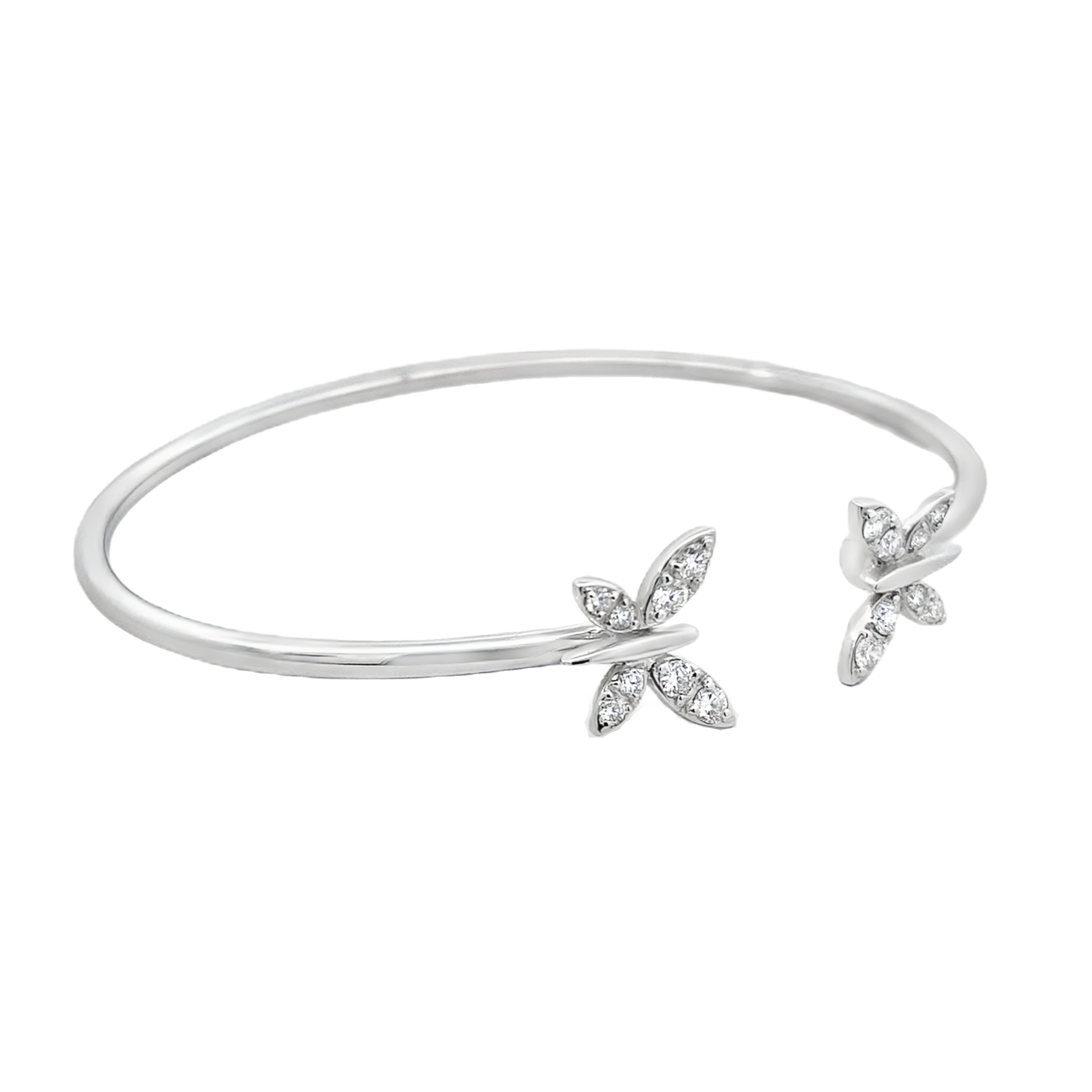 Diamond Bangle in 18k Gold