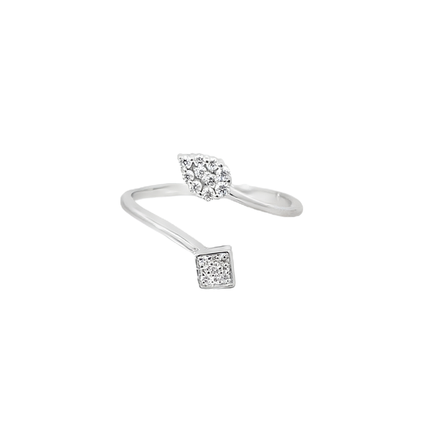 Geometric Diamond Ring