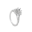 Floral Diamond Engagement Ring