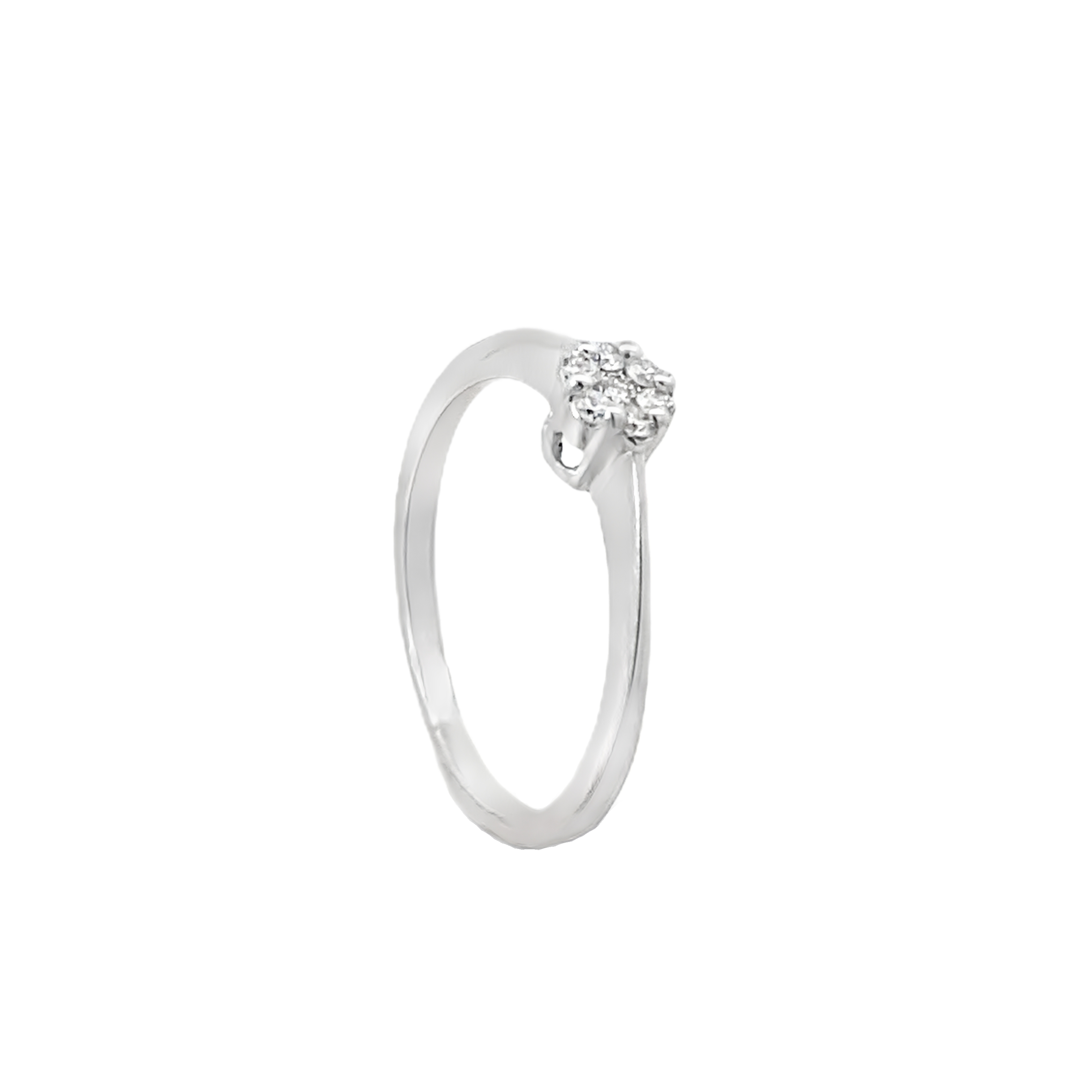 Round Solitaire Diamond Ring Main image