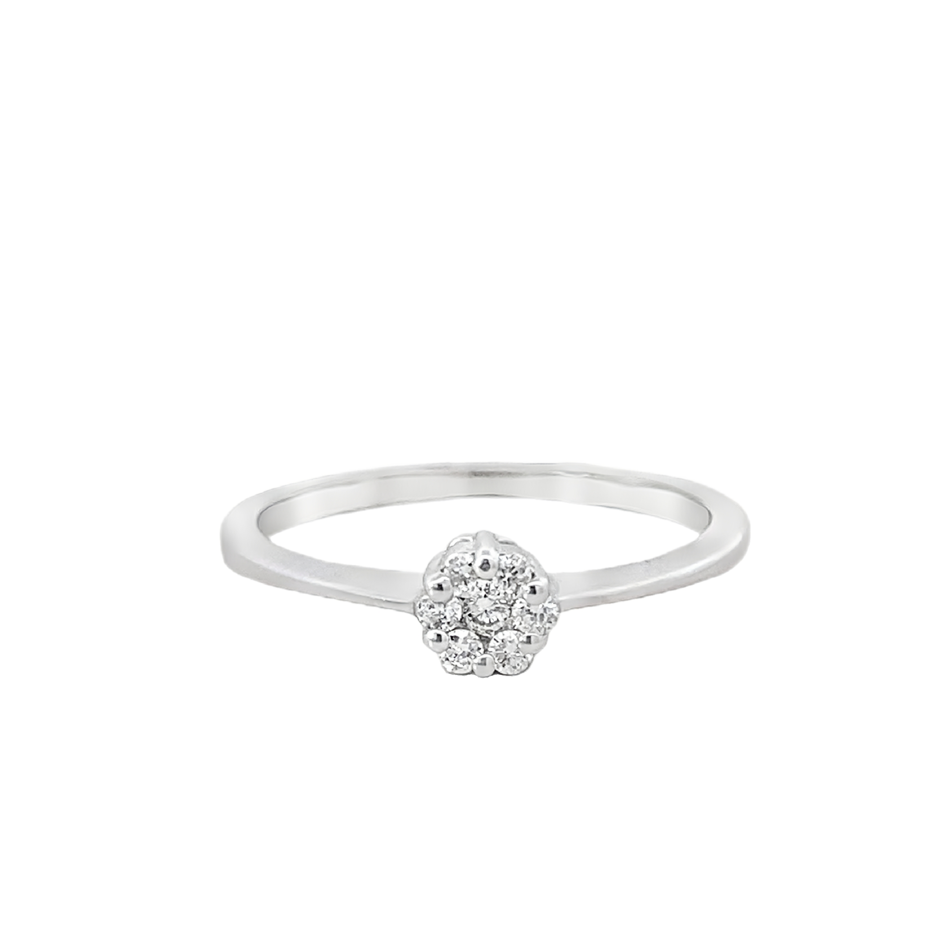 Round Solitaire Diamond Ring Secondary image