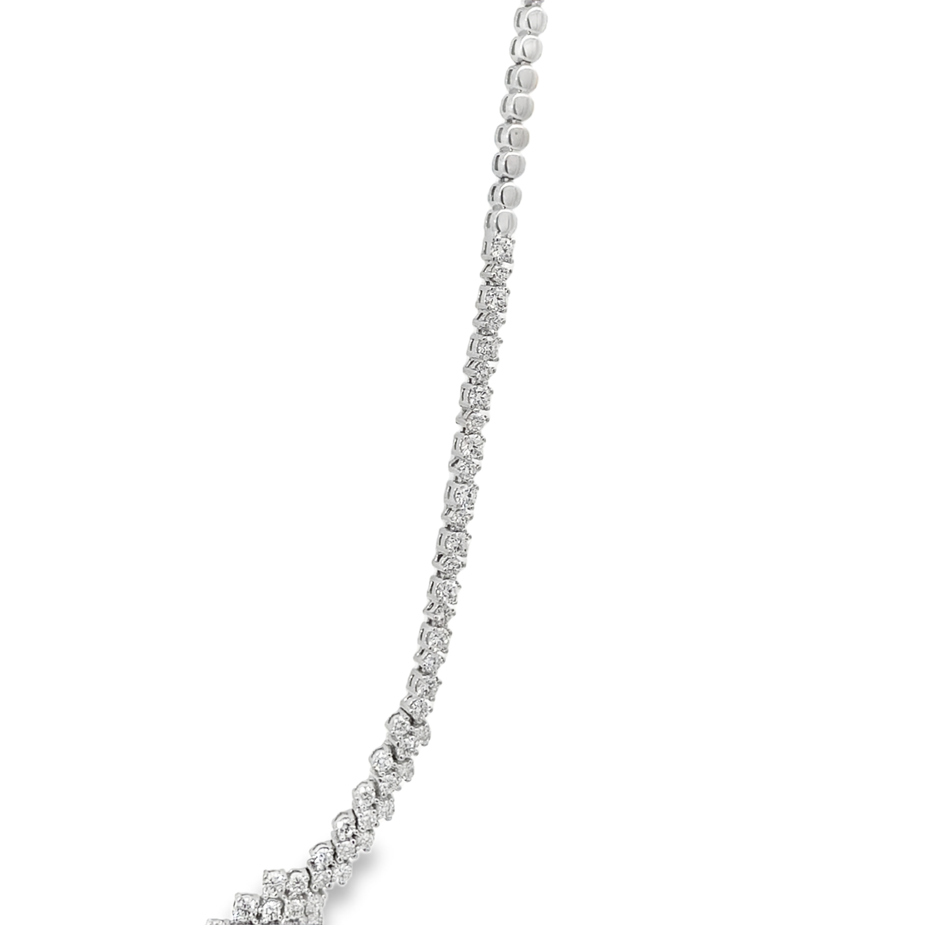 Diamond Fringe Drop Necklace