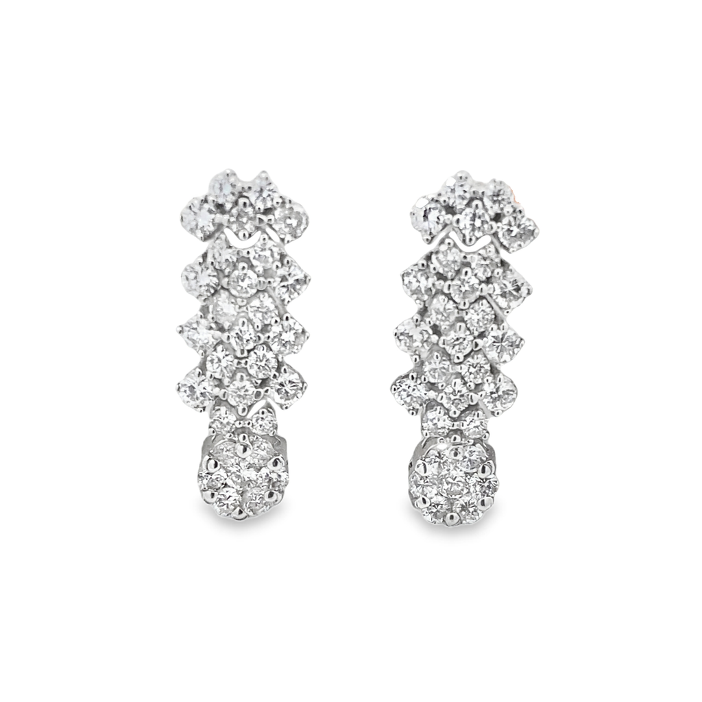 Elegant Silver Flower Rings