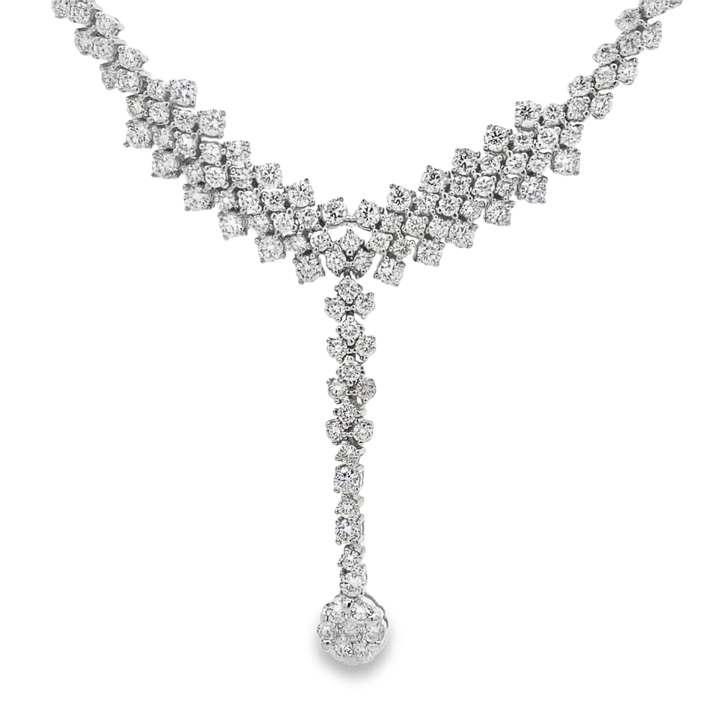 Diamond Fringe Drop Necklace
