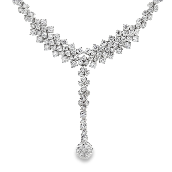 Diamond Fringe Drop Necklace