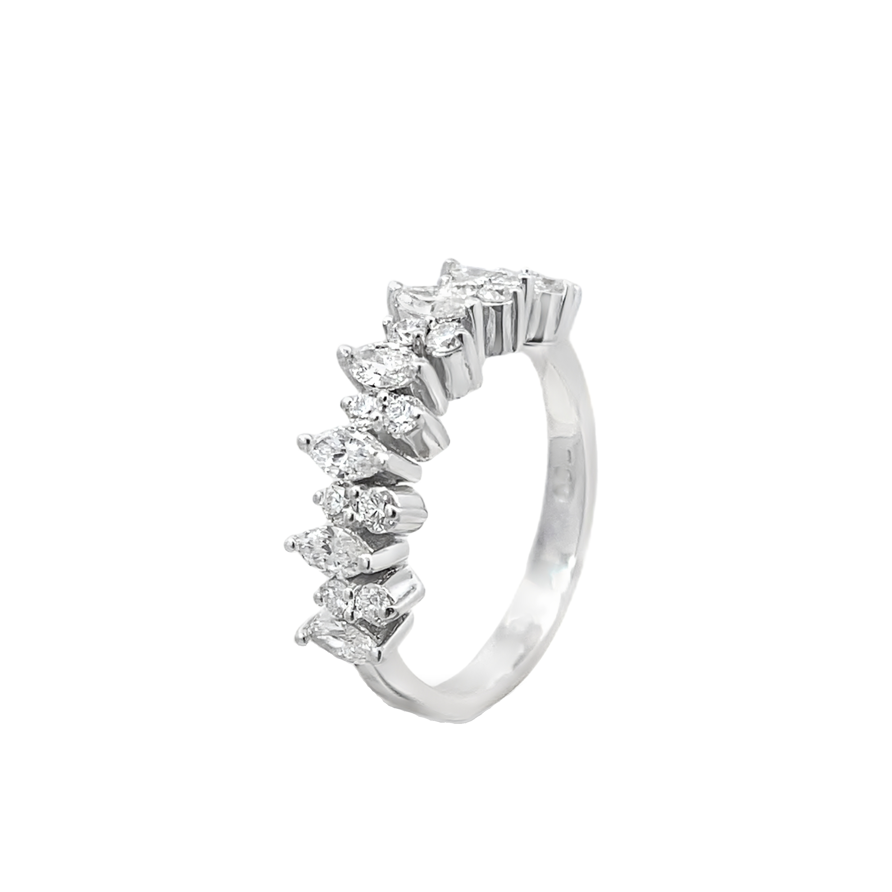 Marquise Diamond Band Ring Main image