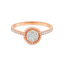 Round Cluster Diamond Ring