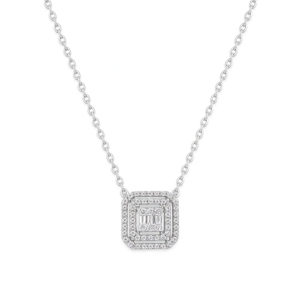 Diamond Necklace in 18k Gold