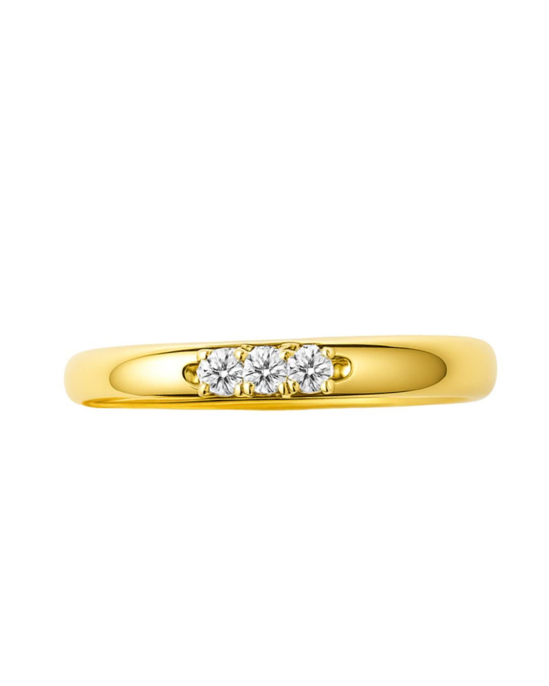 Diamond Band in 18k Gold