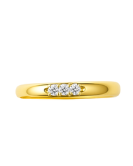 Diamond Band in 18k Gold