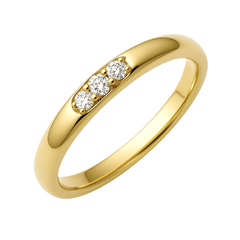 Diamond Band in 18k Gold