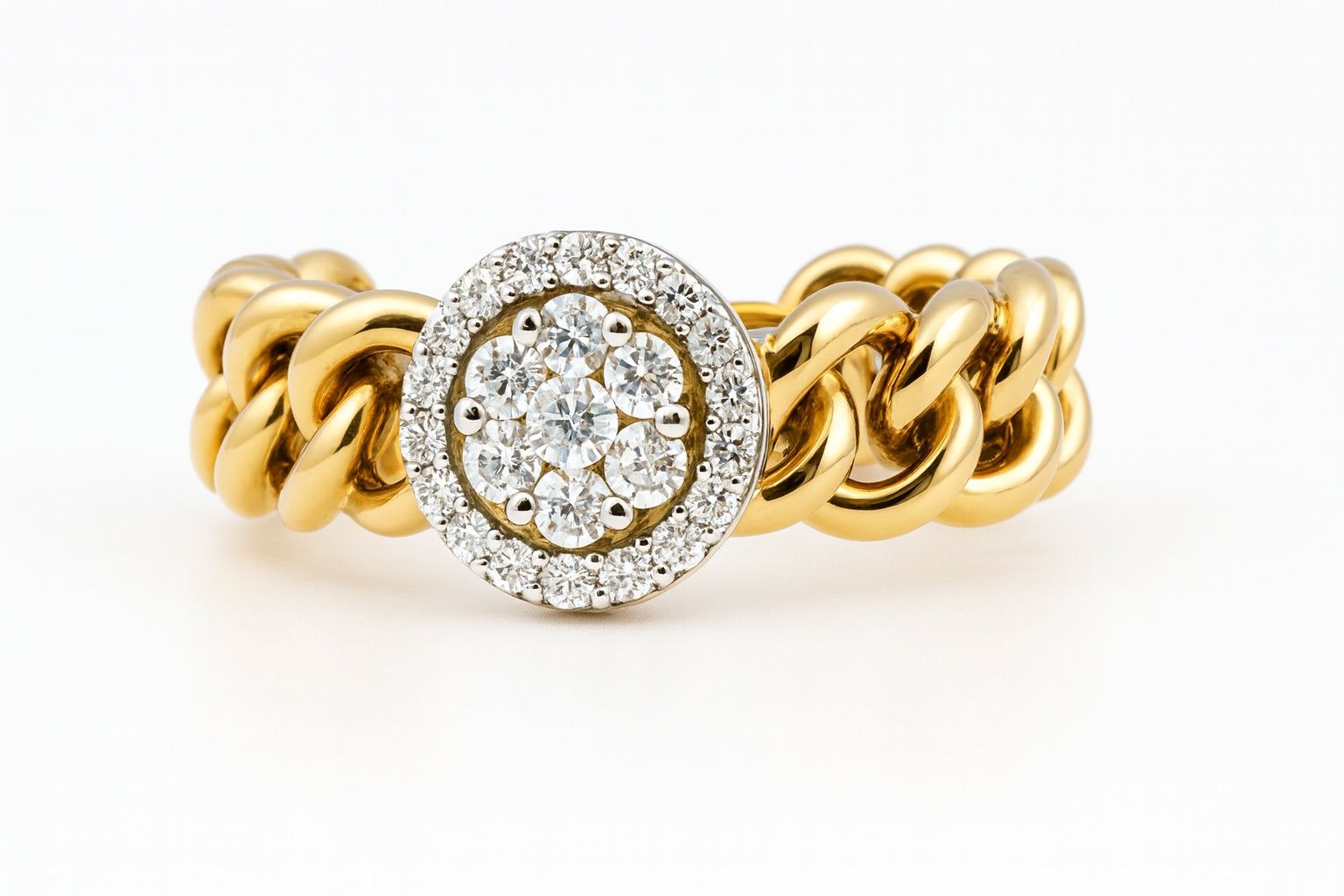 Chain Diamond Ring Main image