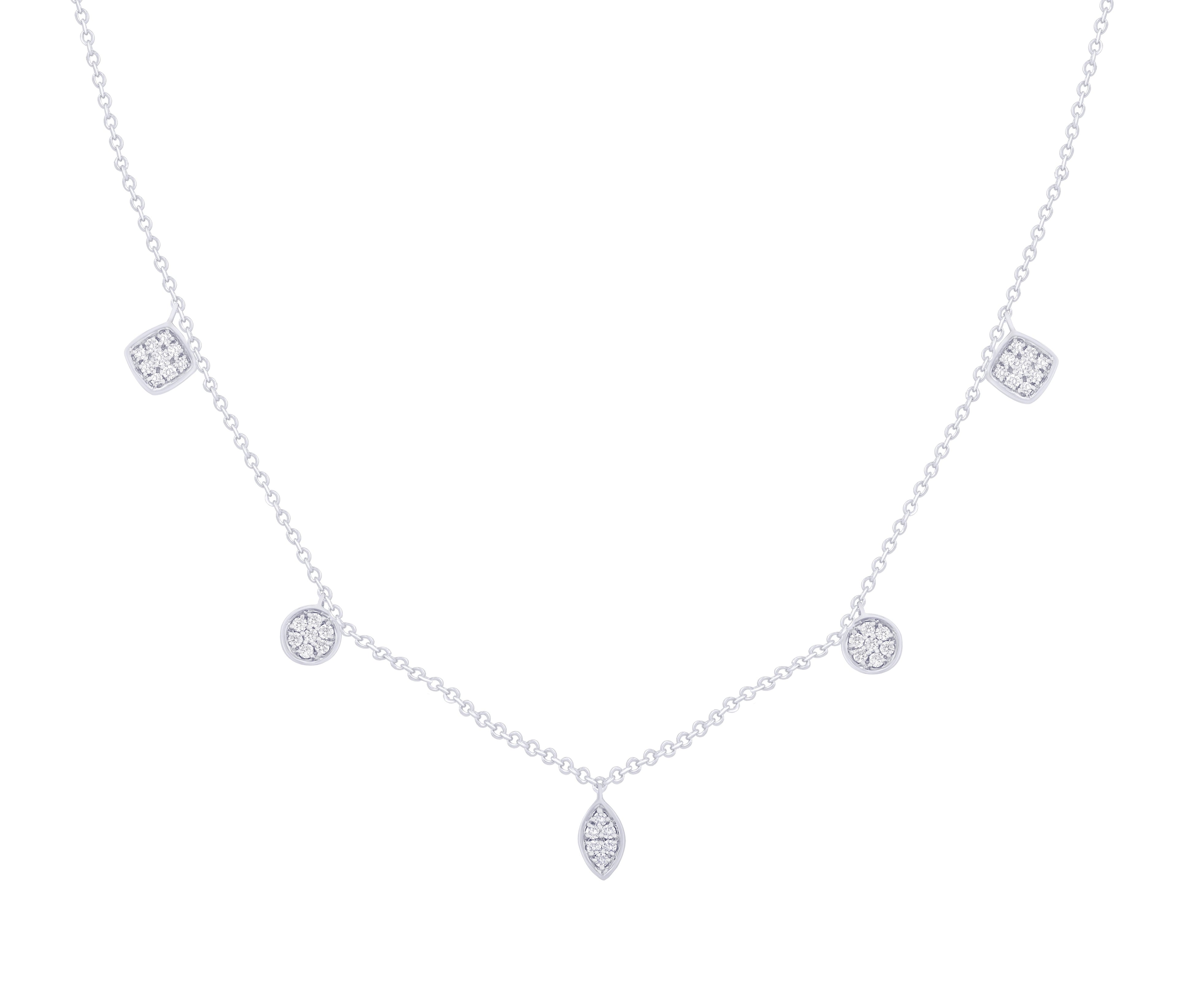 Diamond Necklace 18k Gold