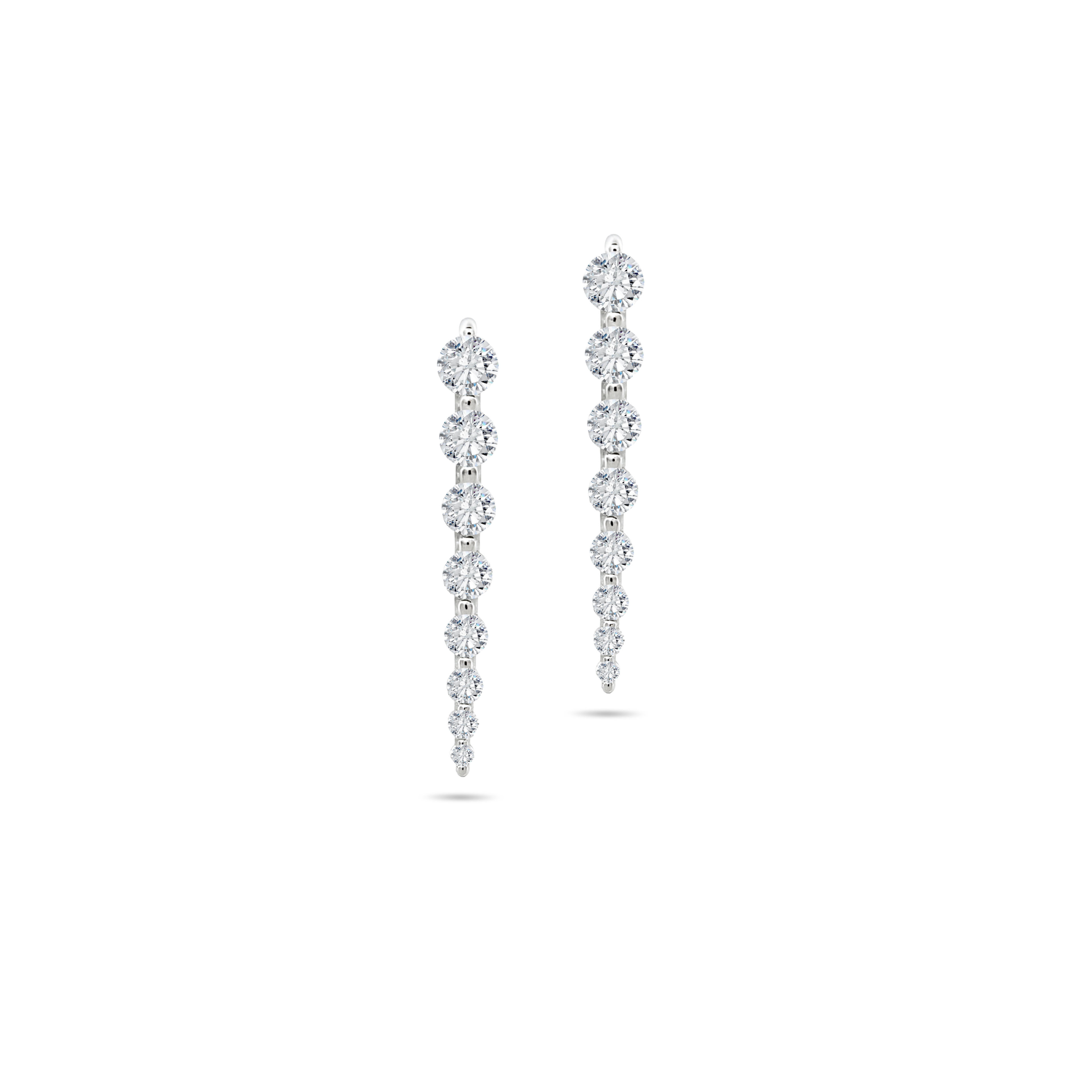 Shop Cluster Diamond Drop Earrings by Amadura Jewelry. 0.69 CT G VS1 natural diamonds. Visit El Korba & Citystars. IGI, GIA & HRD certificates.