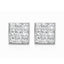 Shop Invisible Set Square Diamond Stud Earrings by Amadura Jewelry. 0.54 CT G VS1 natural diamonds. Visit El Korba & Citystars. IGI, GIA & HRD certificates.