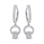 Shop Pavé Diamond Circle Drop Earrings by Amadura Jewelry. 0.49 CT G VS1 natural diamonds. Visit El Korba & Citystars. IGI, GIA & HRD certificates.