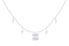 Baguette Diamond Charm Necklace