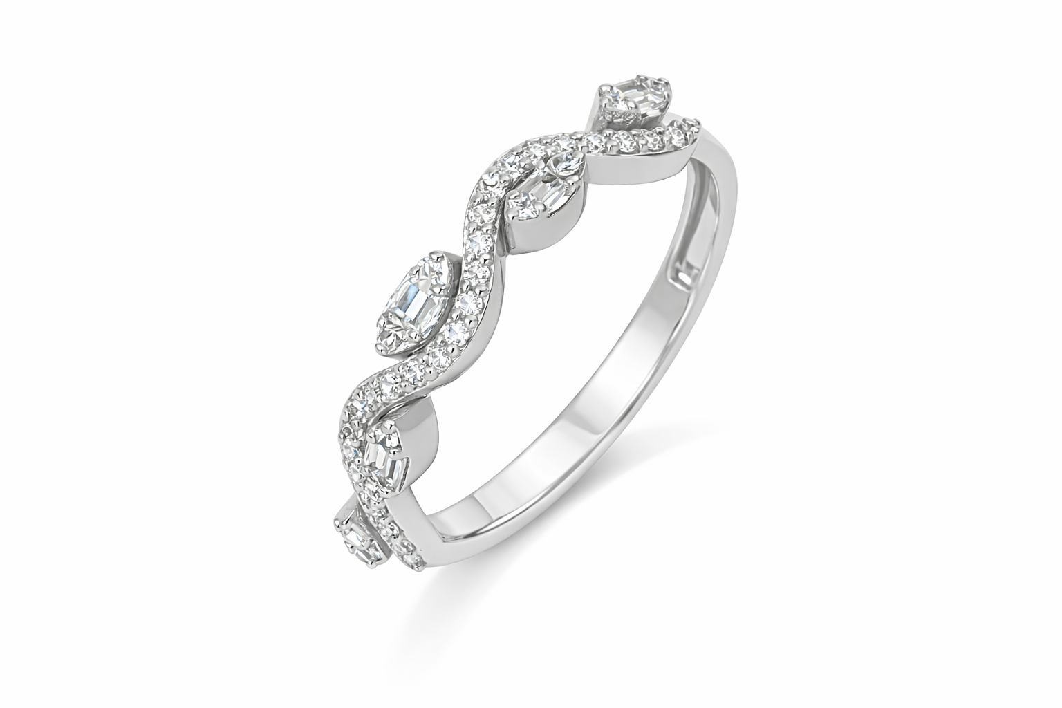 Marquise Infinity Diamond Ring