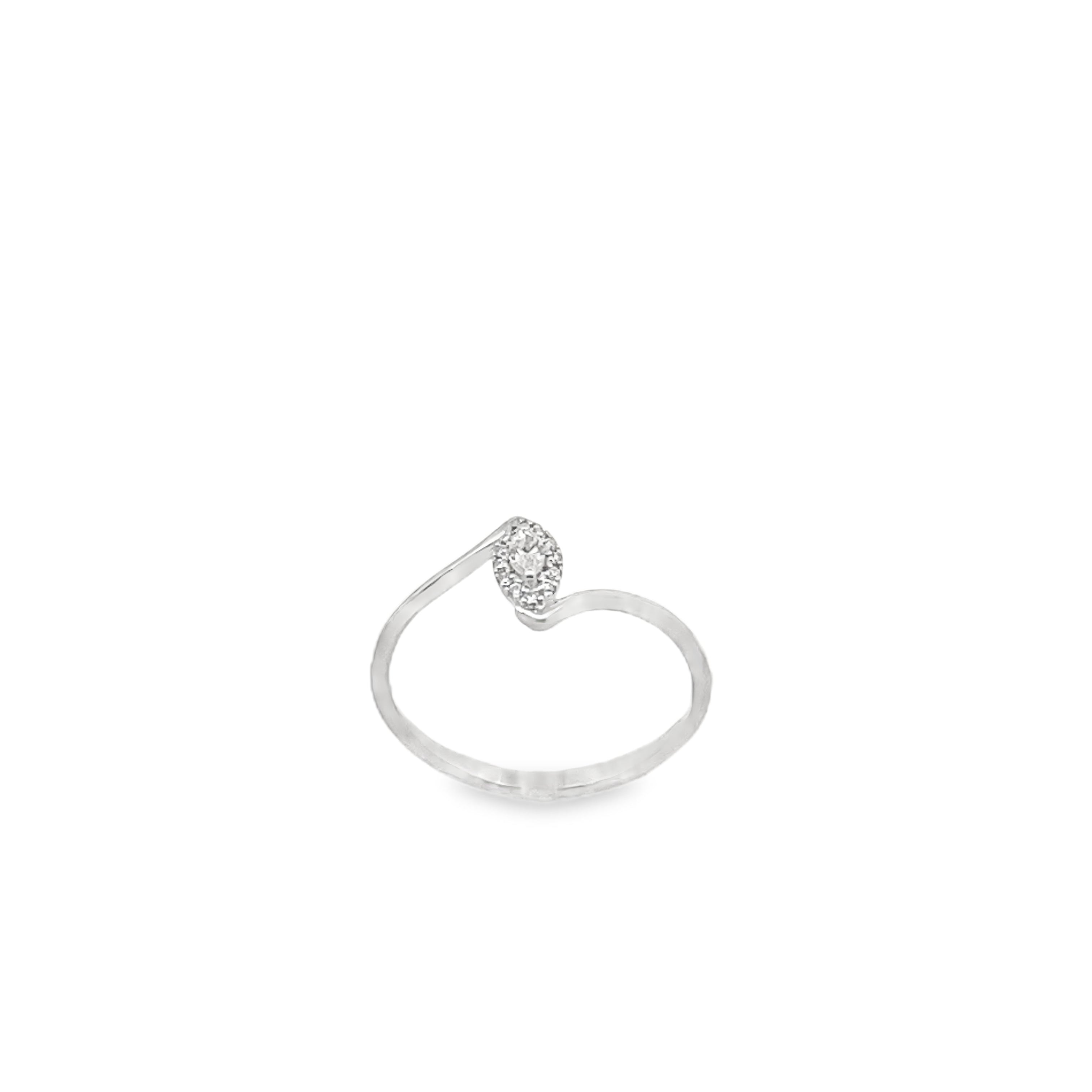 Marquise & Round Halo Diamond Ring