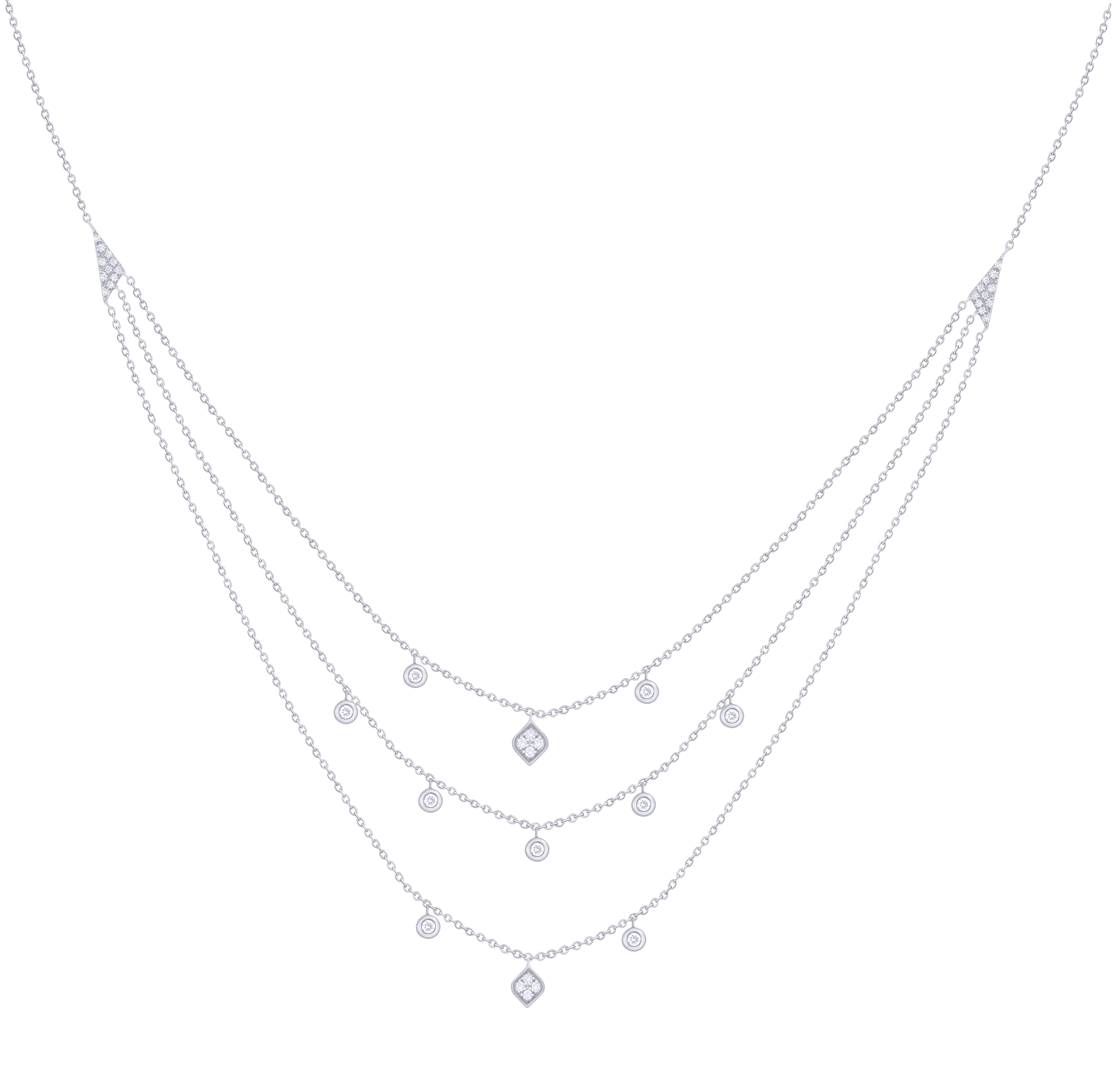 Diamond Necklace 18k Gold